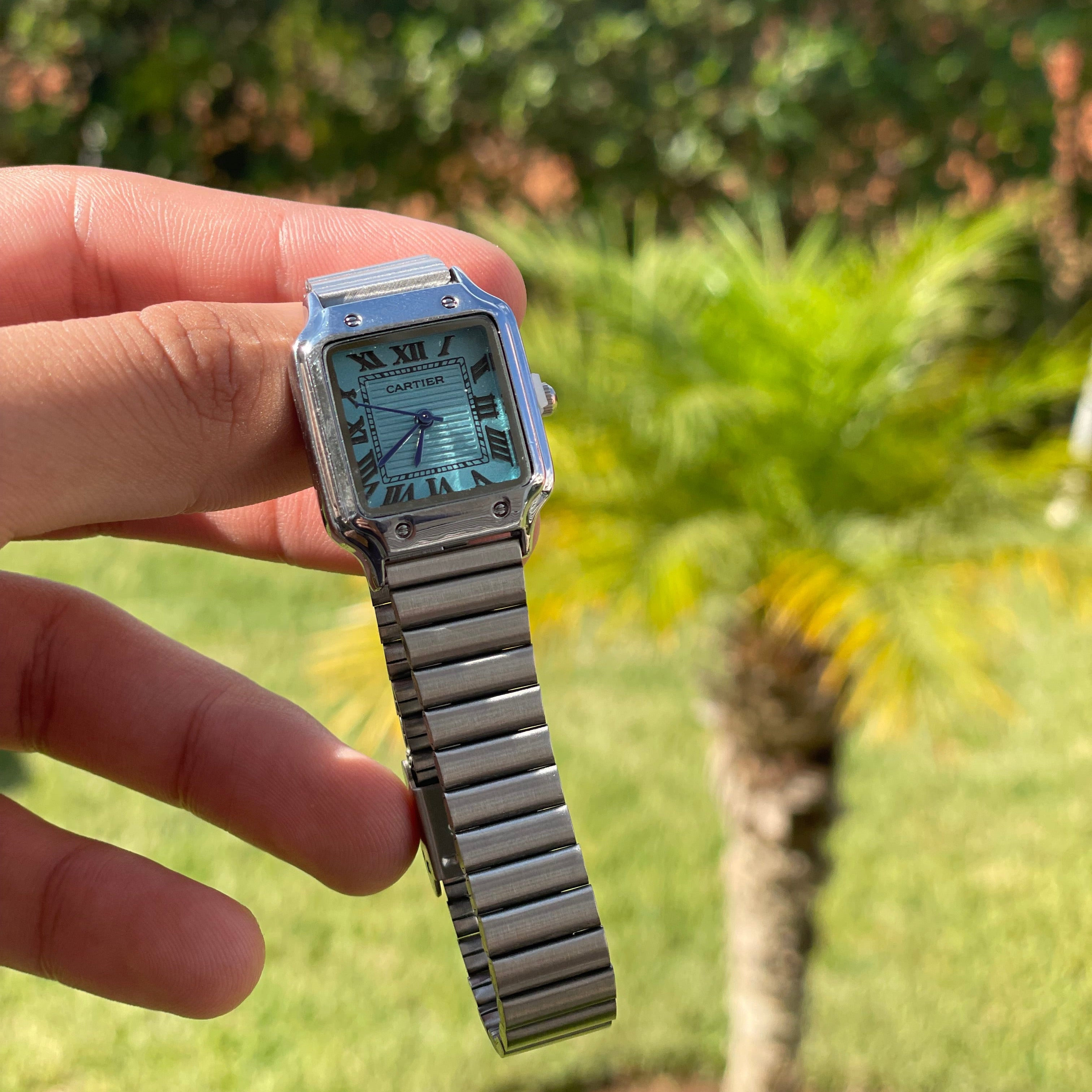 Cartier femmes tableau bleu