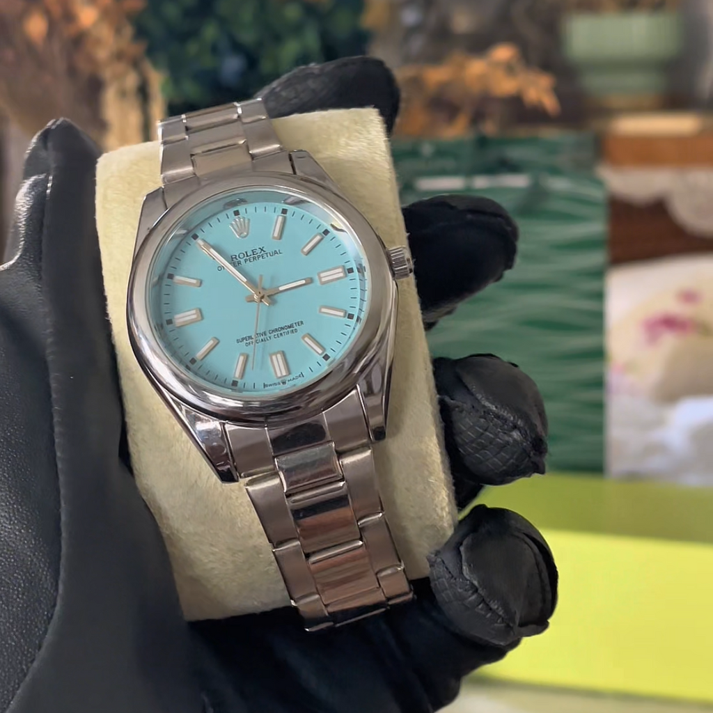 Rolex Oyster Bleu ciel - Avec FULL Packaging