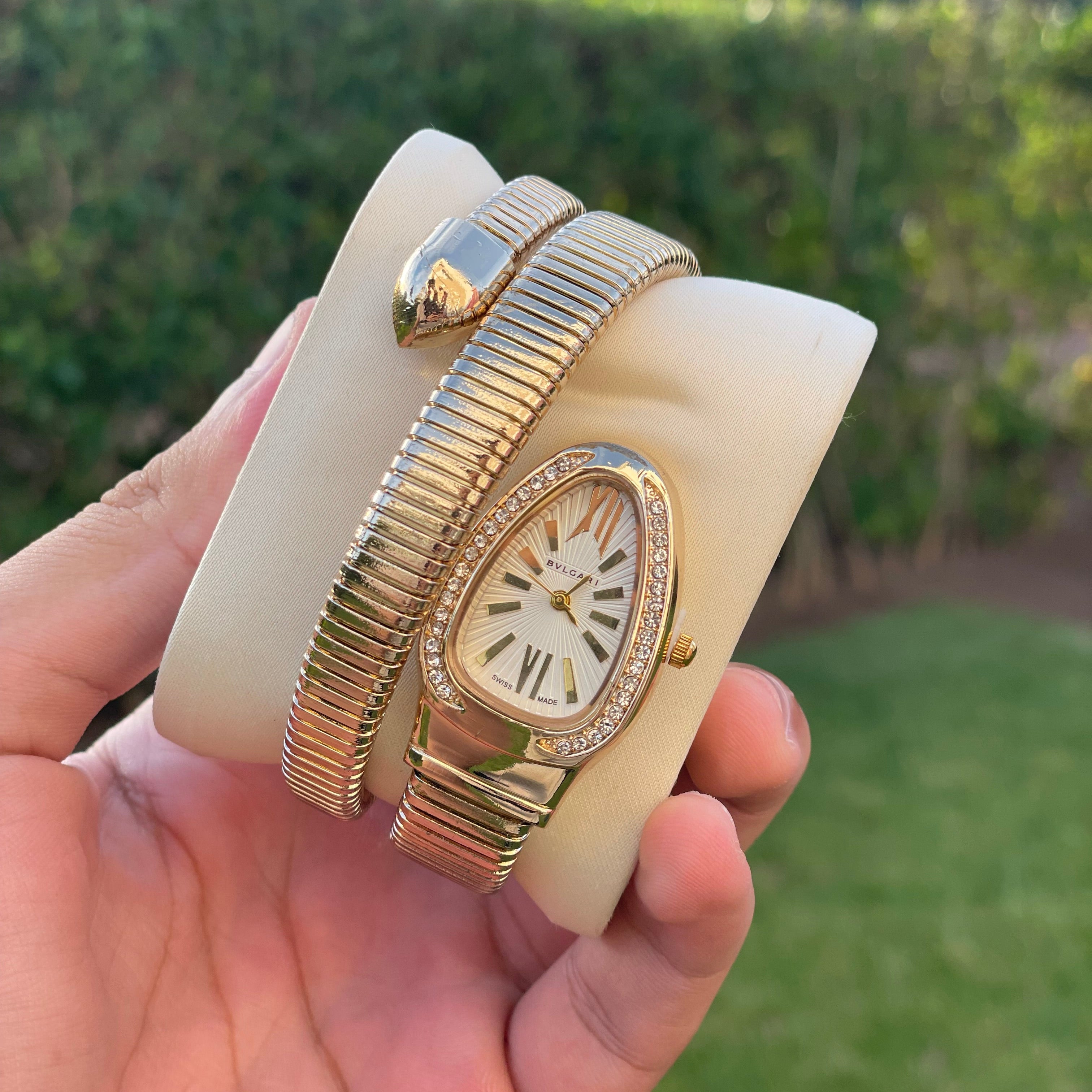 BVLGARI Serpenti Blanc Gold
