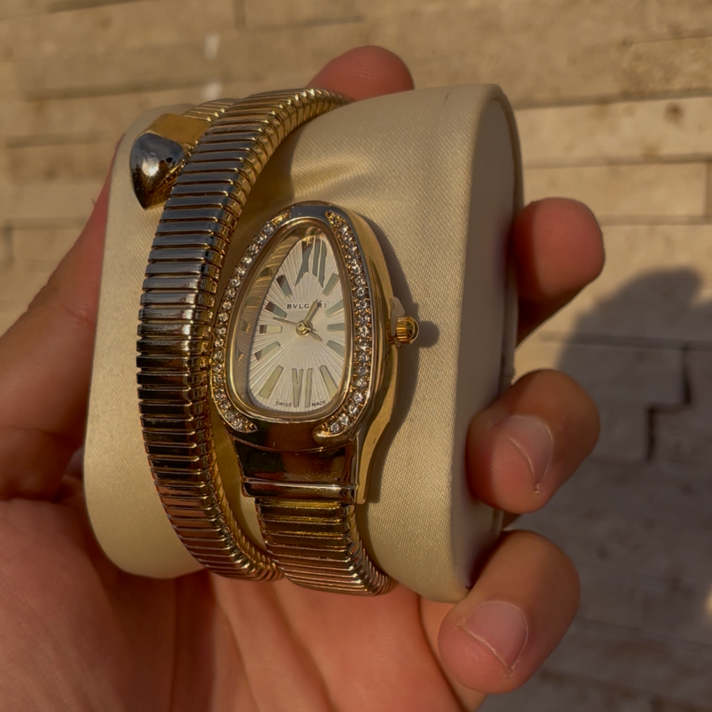 BVLGARI Serpenti Blanc Gold